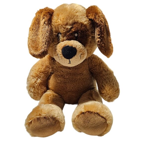 Build a Bear Puppy Dog 14 inch Plush Brown Spot Soft Eyes Stuffed Animal Toy - Picture 1 of 8